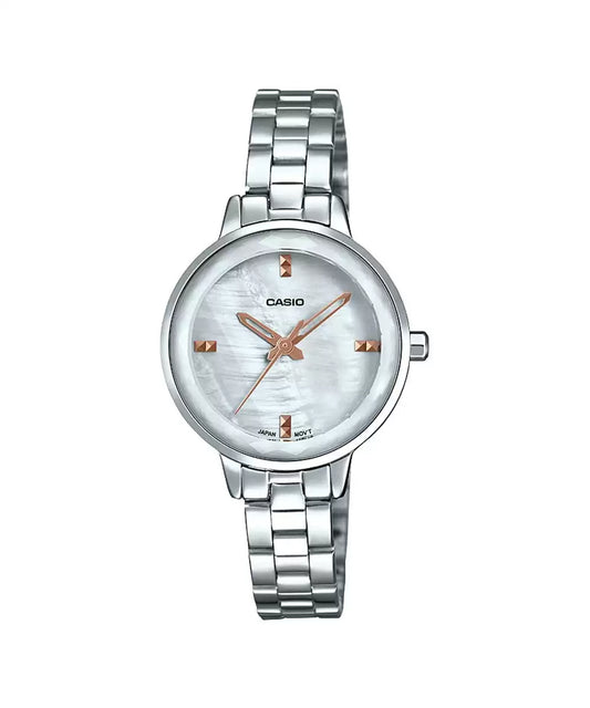 Casio LTP-E162D-7ADF - A1729 Silver Analog - Women's Watch