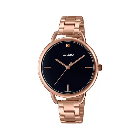 Casio ENTICER LADIES LTP-E415PG-1CDF - A1813 Rose Gold Analog - Women's Watch