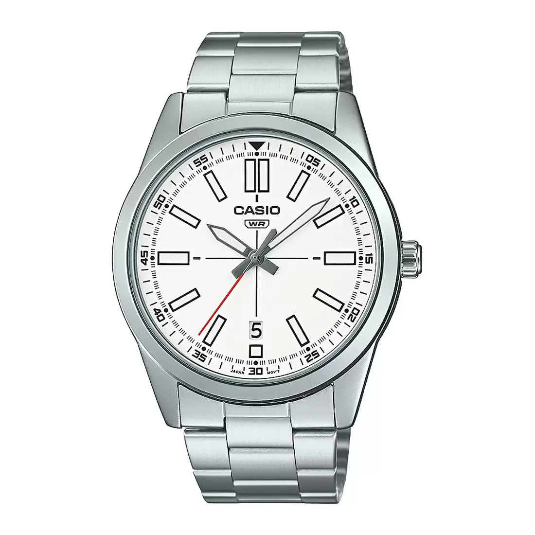 Casio ENTICER MEN MTP-VD02D-7EUDF - A1950 Silver Analog - Men's Watch