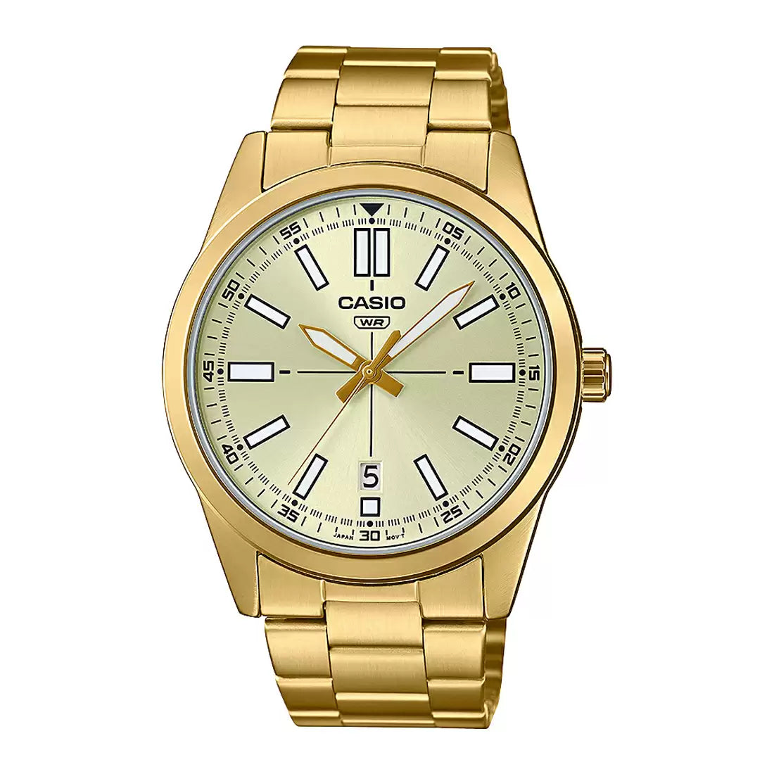Casio ENTICER MEN MTP-VD02G-9EUDF - A1952 Gold Analog - Men's Watch